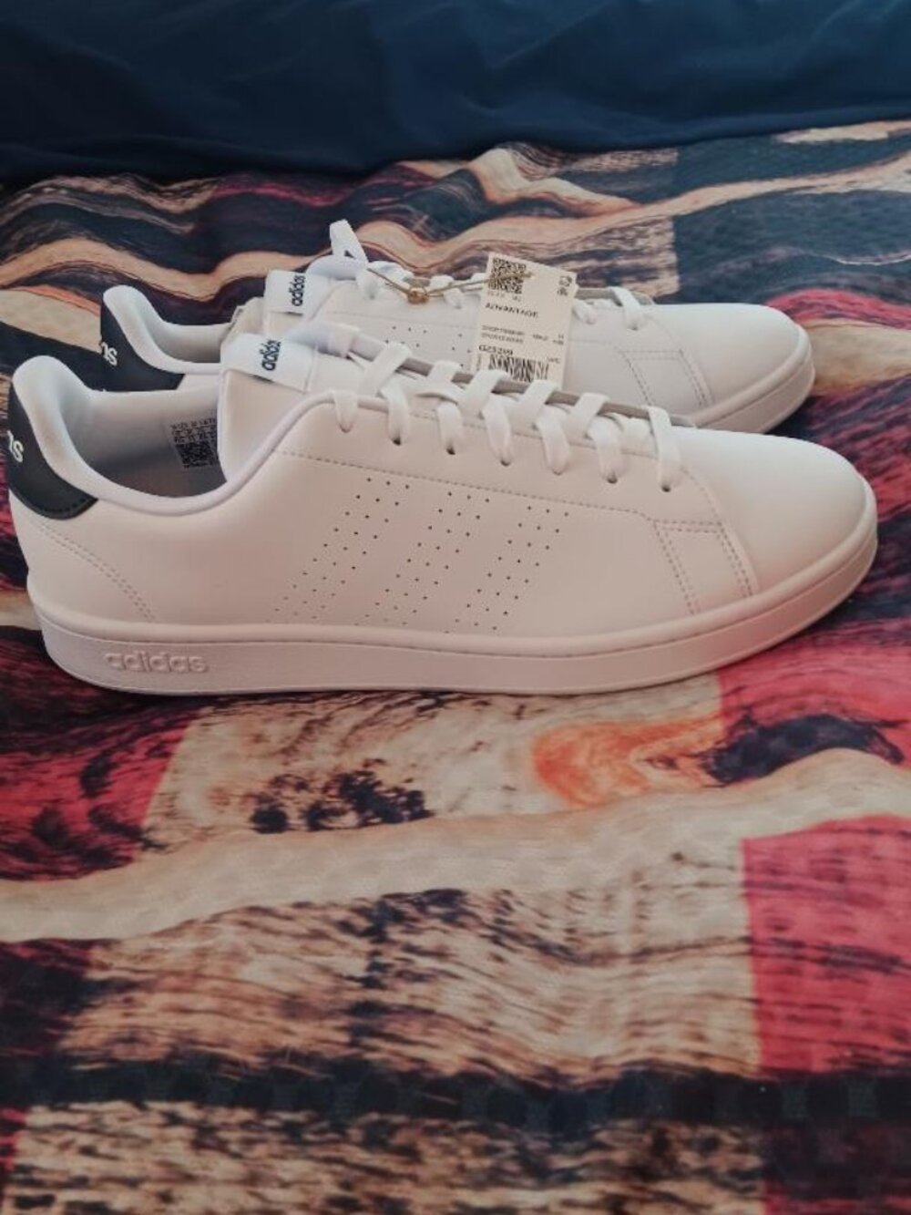 Men’s Adidas Advantage Sneakers White / Legend Ink Size 11.5